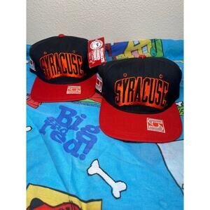 Vintage Syracuse Orangemen Shadow script snapback hat by cap boy 90s NWT